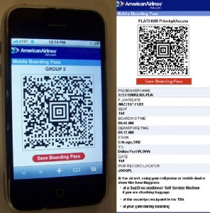 Mobile Boarding Pass Image